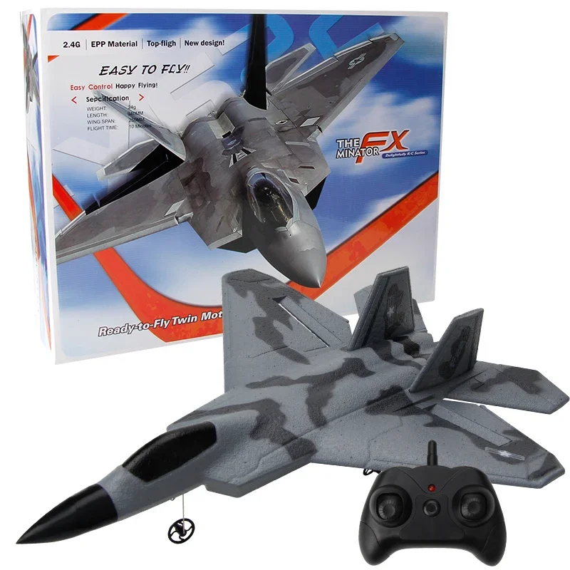 FX622 Remote Control Fighter | 3-Axis Gyro Self-Stable | Easy Throttle Control | Color Light | Kids Gift | EPP Plan Toy - Image 5