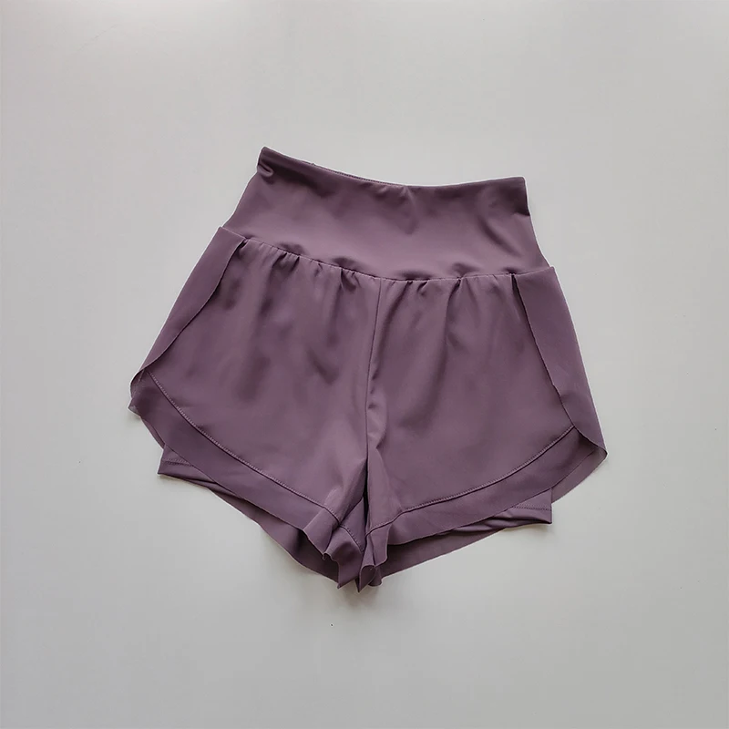 Summer Women's High-Waisted Sports Shorts Mesh Breathable Double-Layer Quick-Dry Gym Fitness Running Cycling Yoga Shorts - Image 8