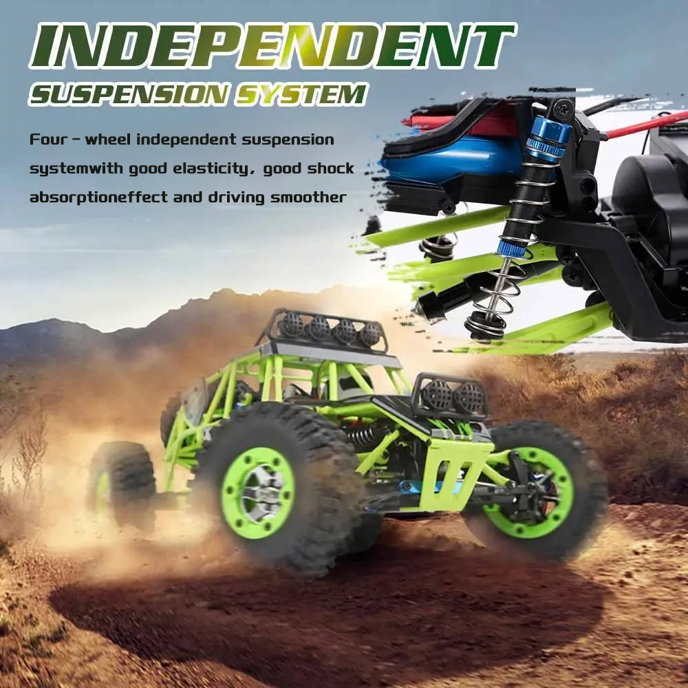 WLtoys US Local Stock 12427 RC Off-Road Car 1:12 4WD 50+KM/H High Speed 2.4G Remote Control Truck All Terrain Dirt Bike Boy Gift - Image 4