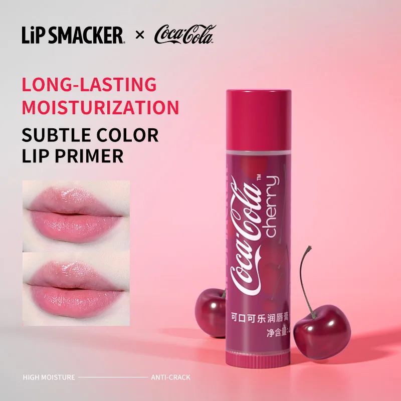 LiP SMACKER X CoCa Cola Collaborative Lip Balm for Autumn Winter Moisturizing Long-lasting Colored Lip Balm Christmas Gift - Image 3