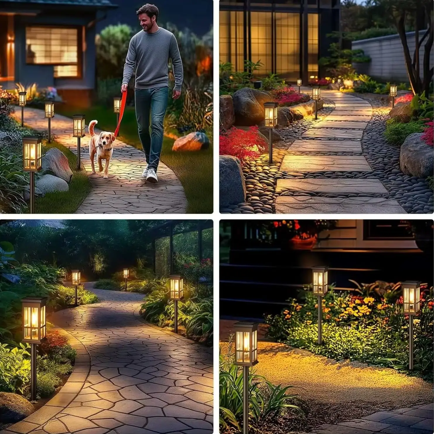 Solar Pathway Light Outdoor Solar Lamp Waterproof Landscape Lighting for Garden Yard Patio Walkway Driveway Camping Decor - Image 6