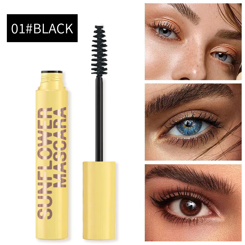 Slim Volume Mascara Black Waterproof Long-lasting Mascara Curls Up Long-Lasting Smudge-Proof Easy to Apply Unisex Eye Makeup - Image 7