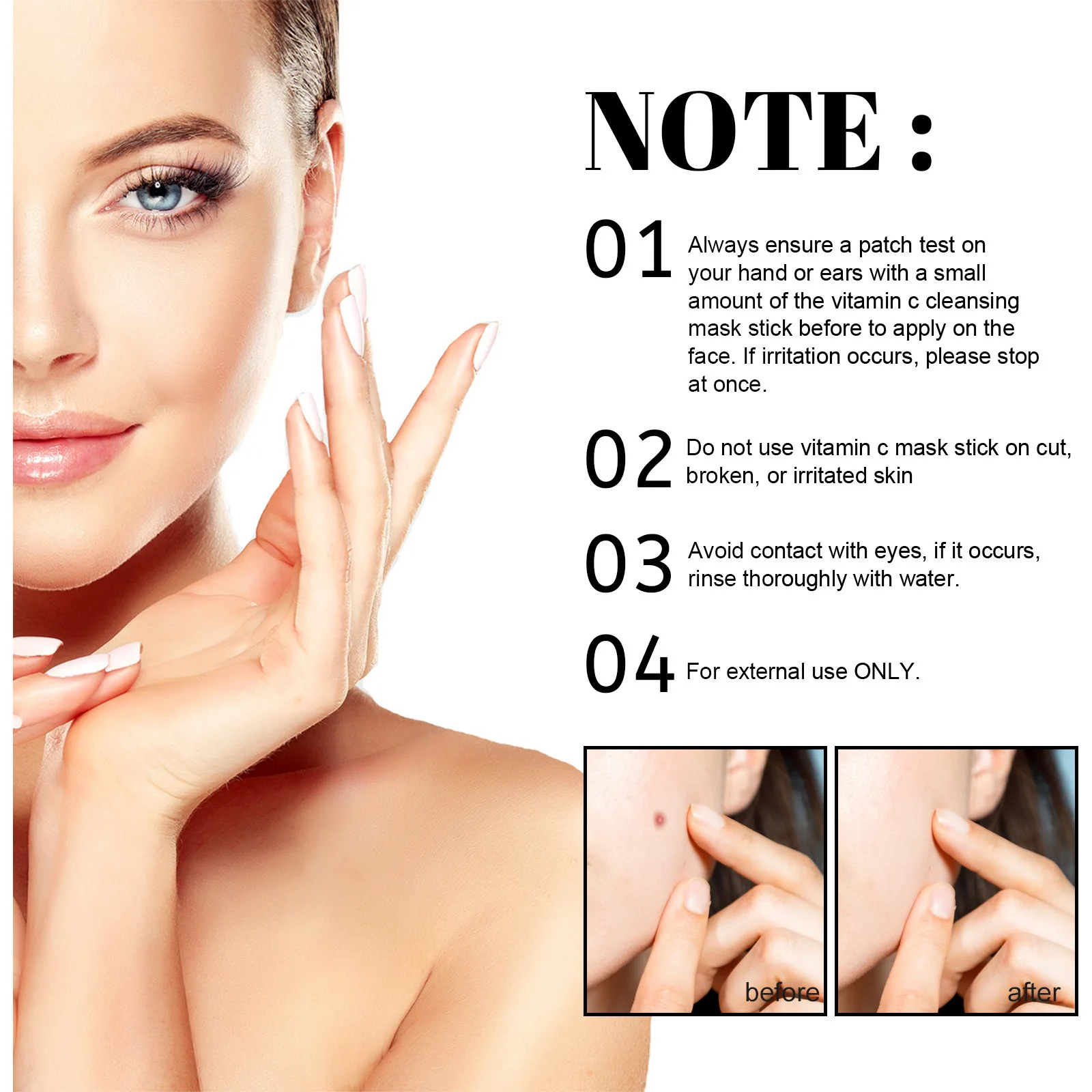 Eelhoe 40g Green Tea Cleansing Solid Face Mask Stick Acne Treatment Oil Control Moisture Remove Blackhead Clean Pores Face Mask - Image 4