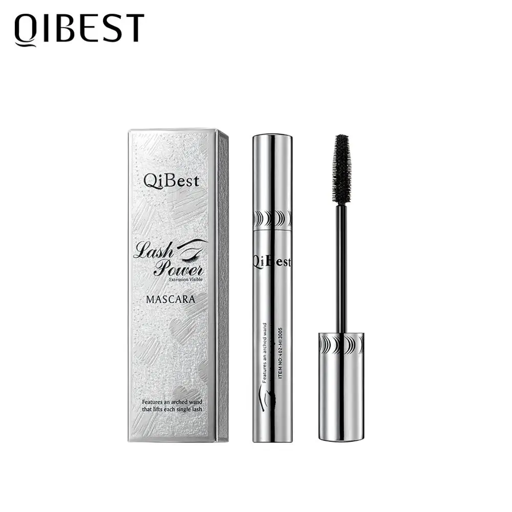 QIBEST Black Mascara Eyelashes Mascara 4D Silky Eyelashes Lengthening Eyelashes Makeup Waterproof Mascara Volume Eye Cosmetics - Image 6