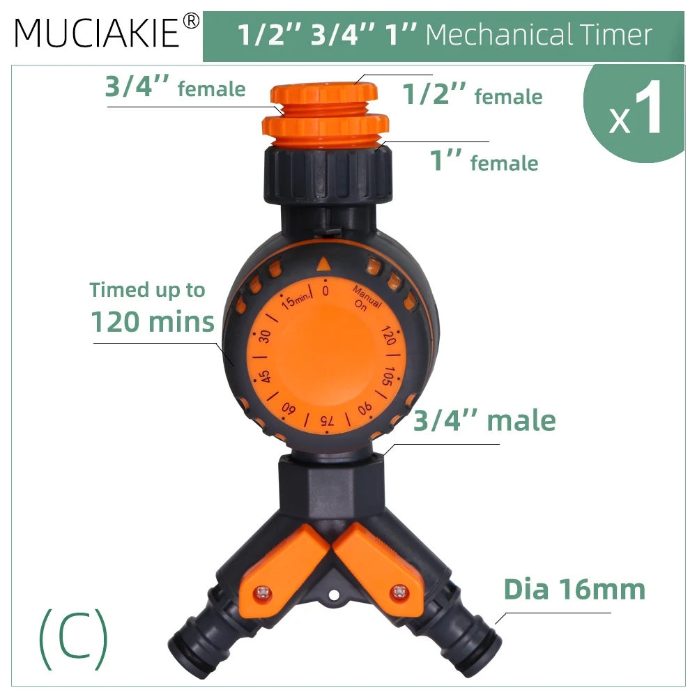 Automatic Garden Watering Irrigation Controller Intelligent Mechanical Daily Water Timer for Outdoor Hose Drip Sprinklers Tool - Image 8