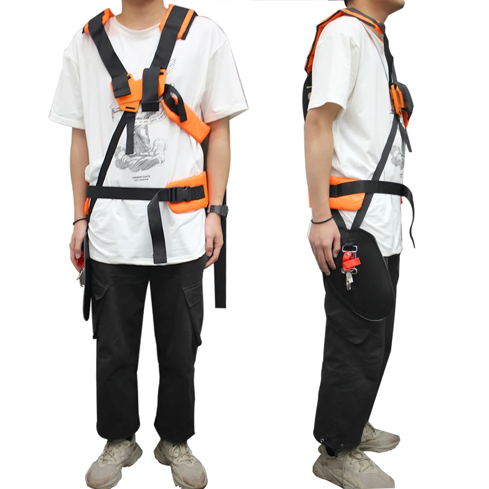 Strimmer Padded Belt for Brush Cutter Trimmer Garden Pruner Comfortable Labor Saving W Shape Double Shoulder Harness Strap - Image 2