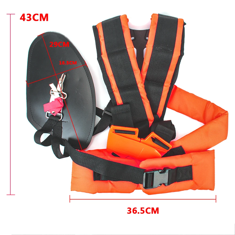 Strimmer Padded Belt for Brush Cutter Trimmer Garden Pruner Comfortable Labor Saving W Shape Double Shoulder Harness Strap - Image 6