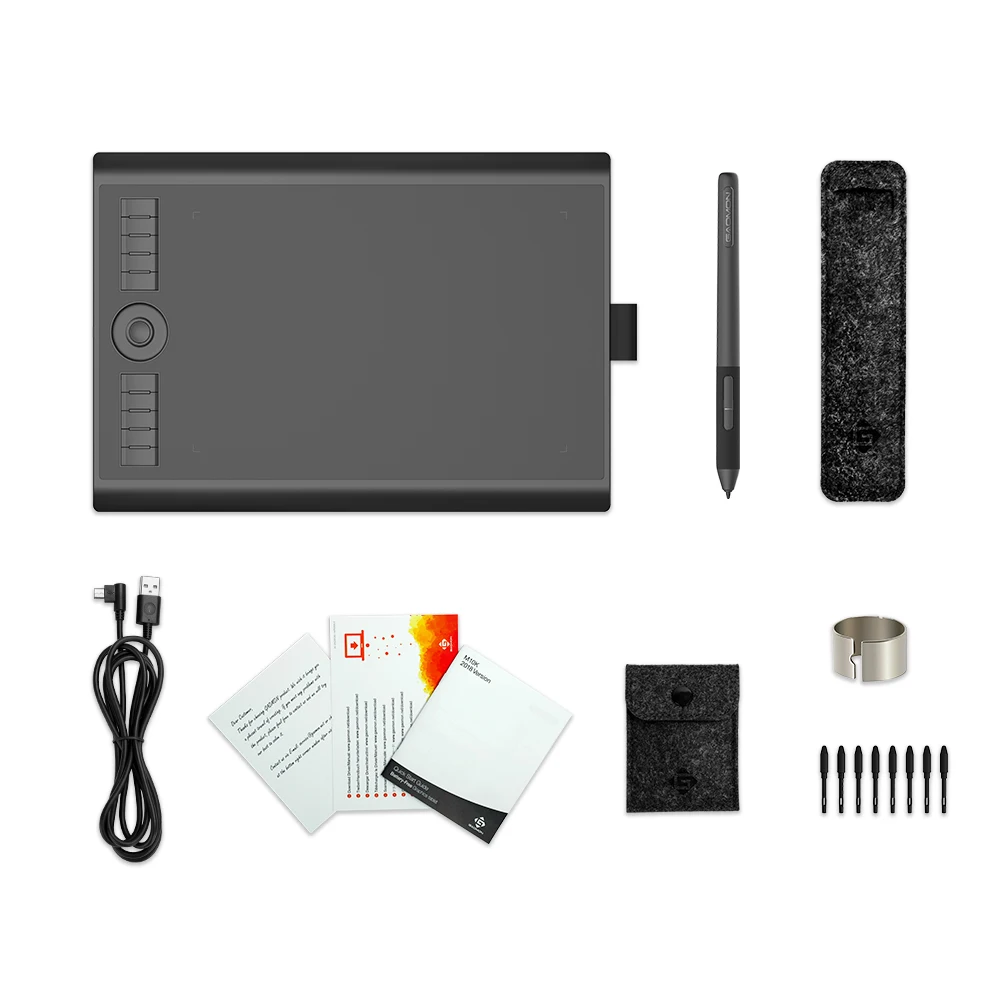 GAOMON M10K PRO 10 * 6.25'' Graphic Pen Tablet Drawing Board with 8192 Pressure Battery-Free Stylus Support Android OS & Redial - Image 6