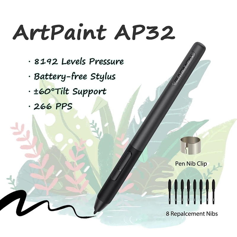 GAOMON M10K PRO 10 * 6.25'' Graphic Pen Tablet Drawing Board with 8192 Pressure Battery-Free Stylus Support Android OS & Redial - Image 2
