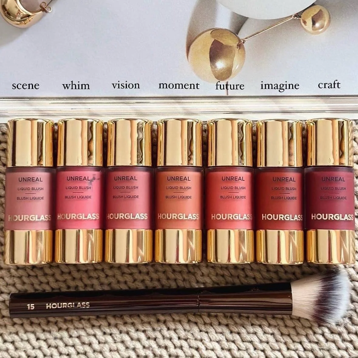 Lasting Natural Liquid Blush 6 Colors Matte Multifunctional Rouge Stick SCENE MOMENT Vision Korean Hourglass Unreal Liquid Blush - Image 4