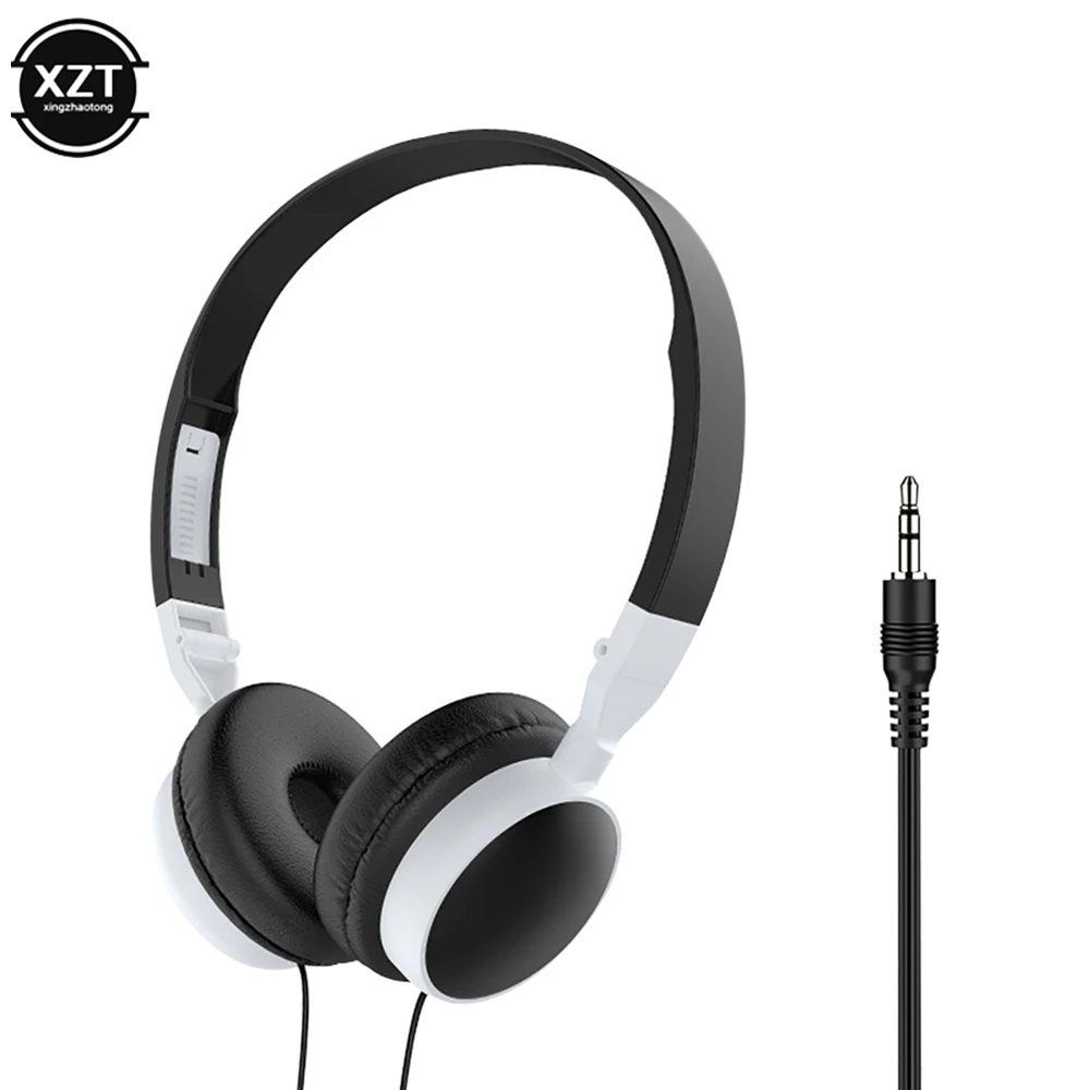Wired Foldable 3.5mm Headphones Head Mounted Headset Earphone Headphones Stereo Foldable Sport Earphone for Phone/Tablet - Image 9