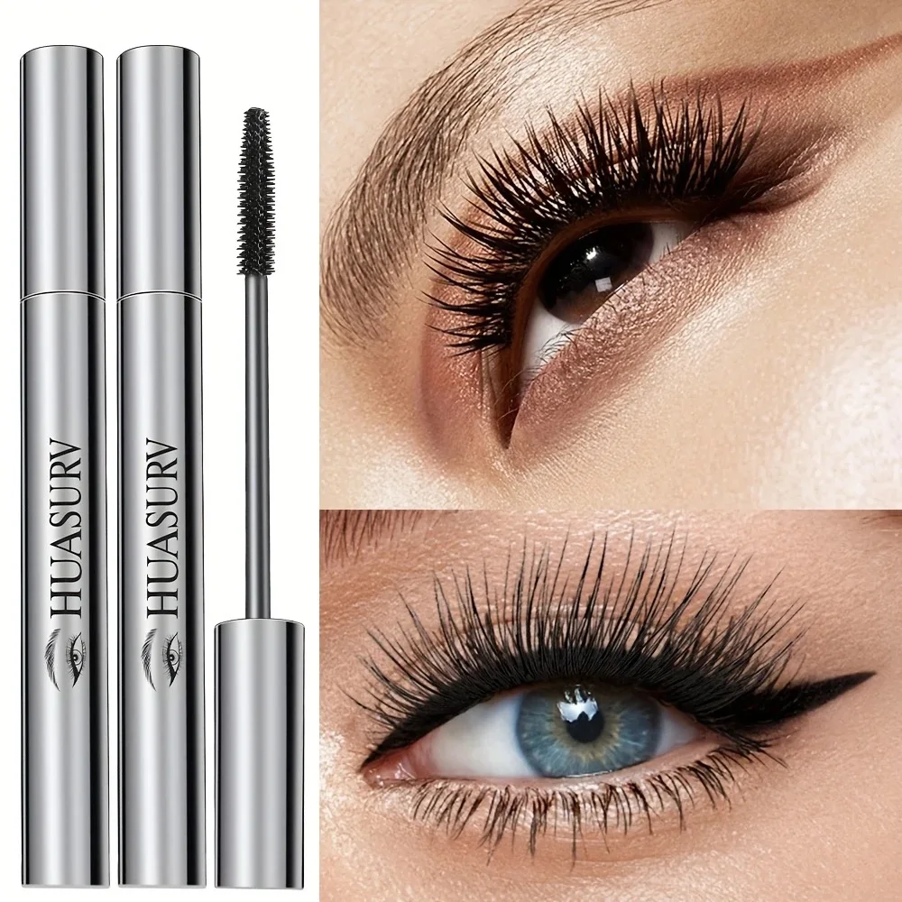Curling Volumizing Black Mascara Lengthening Waterproof Long-lasting Smudge-proof Y2K Daily&Party Makeup Gift Suitable For Skins - Image 6