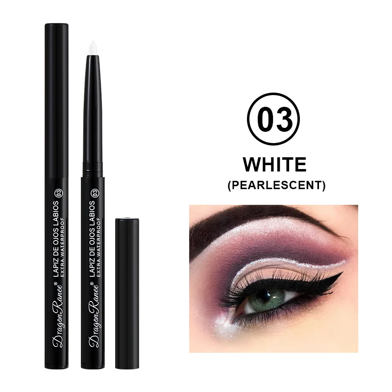Matte/Pearlescent Eyeliner Gel Pencil Smooth Waterproof White Black Eye Liner Lying Silkworm Pen Cream Makeup for Eyes - Image 7