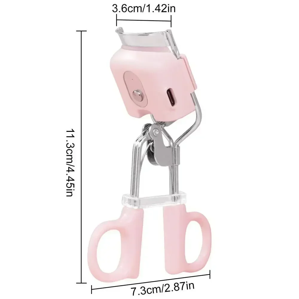 1PCS Heating Electric Eyelash Curler Cosmetic Makeup Tools Clip Lash Curler Lasting Lash Lift Beauty Eyelashes Makeup Tool Woman - Image 8