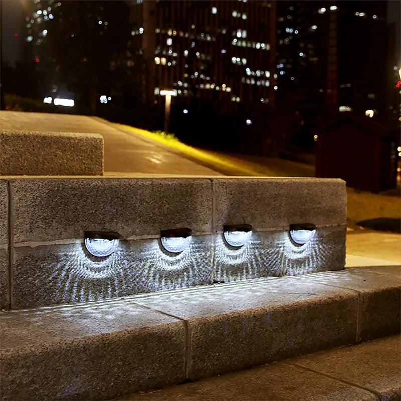 2PCS Solar Wall Lamp, 6LEDs Outdoor Waterproof Solar Light Warm White, for Yard, Garage, Garden, Porch, Fence, Driveway, Railing - Image 3