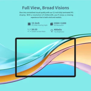 Teclast Odea S11, 11 inch Tablet, Max 16GB RAM, 256GB ROM, 1920X1200 TDDI, Android 14, Octa Core, T606, GPS, 4G LTE, 13MP+8MP