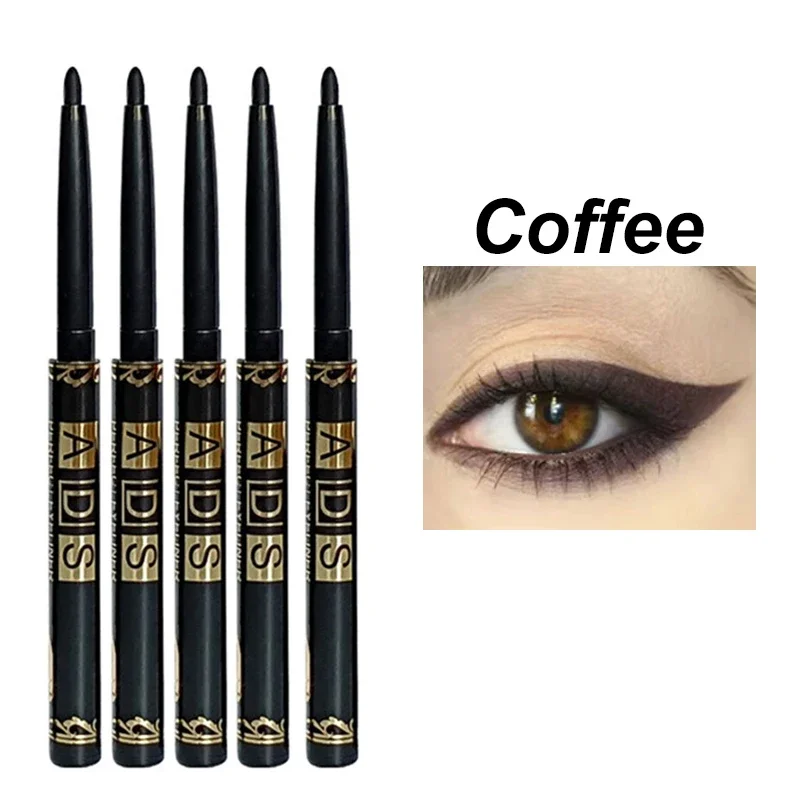 1/2/5/12pcs Waterproof & Sweat-Proof Black Eyeliner Pencil Eye Liner Gel Pen Long-Lasting Anti-smudging for Bold Eye Makeup - Image 9