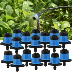 30-100pcs Adjustable Scattering Sprinklers Spraying 360 Degree Watering Dripper Home Garden Agriculture Mushroom Irrigation Tool