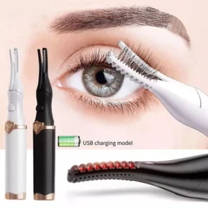 Heated Eyelash Curler for Women Mini USB Rechargeable Finalize Eyelash Tool for Makeup Natural Curling Eye Lashes 2025New
