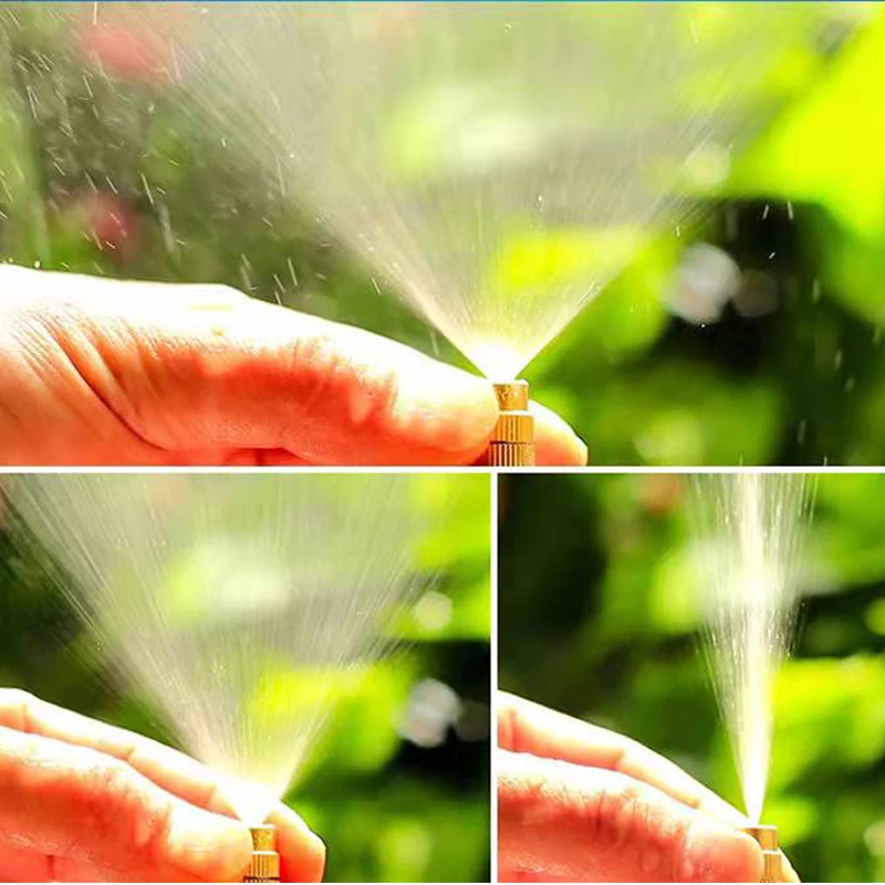 DIY 5~20M Universal Adjustable Atomizing Sprayer Misting System Kit For Lawn Garden Irrigation OD8mm Tube Garden Water Mister - Image 3