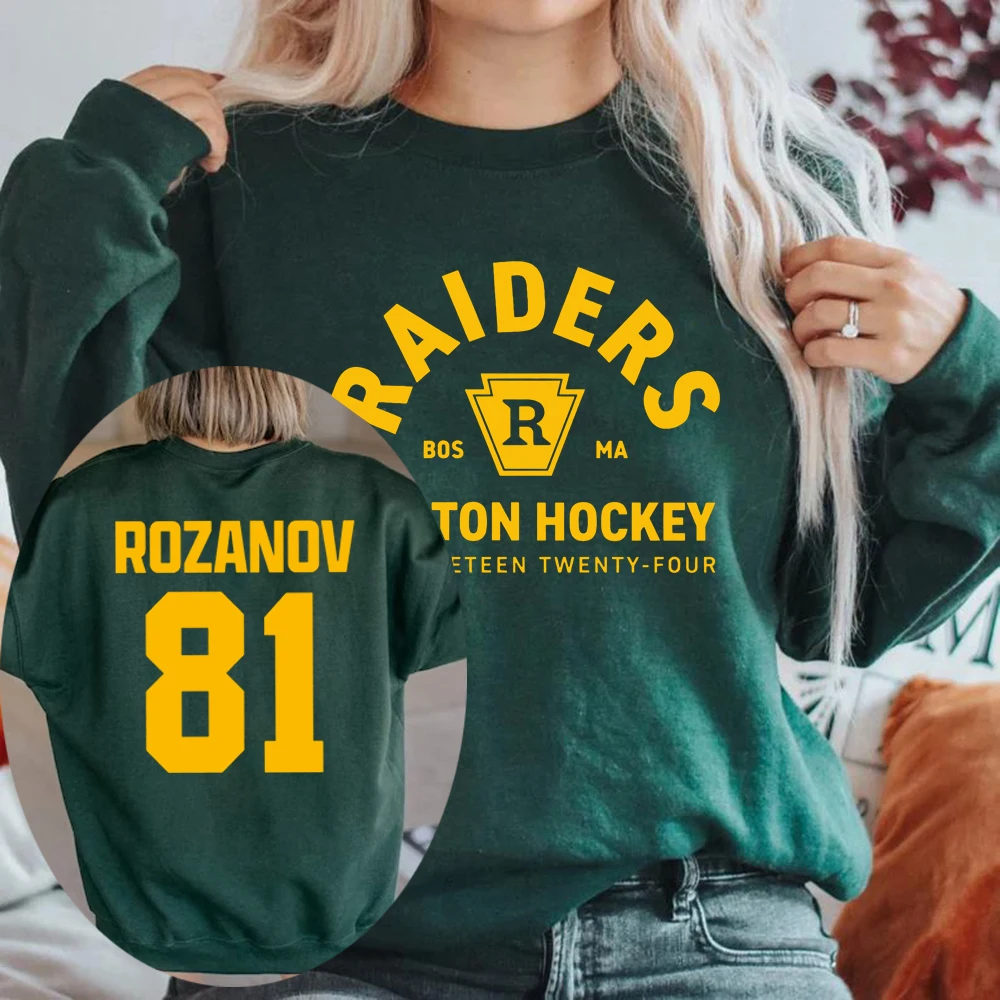 Ilya Rozanov 81-Boston Raiders Sweatshirt Heated Rivalry Inspired Sweater Unisex Crewneck Sweatshirts Hockey Romance Gift Hoodie - Image 2