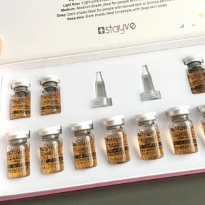 Stayve 8ml Salmon DNA Golden Ampoule Serum Kit Natural Ingredients, Moisturizing, Tender, Lifting, Firming Facial Care Skin
