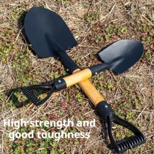 36/50.5cm Digging Shovel Manganese Steel Shovels Kids Trowel Waterproof Rustproof Garden Scoop for Outdoor Beach Camping