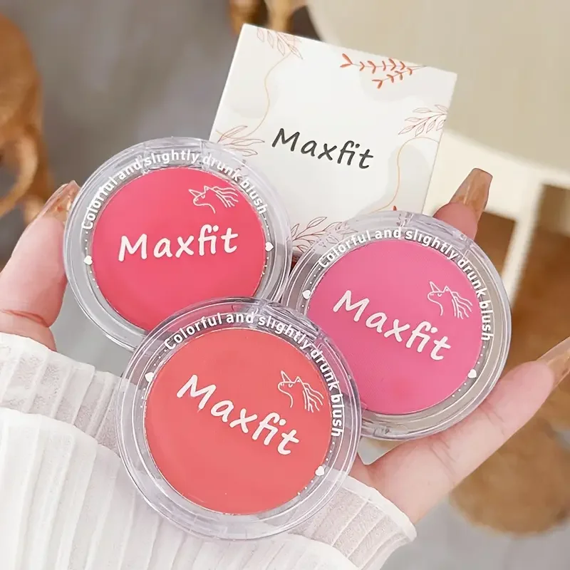 Anti sweat matte powder blusher - natural powder blusher, durable waterproof makeup, create a beautiful look - Image 6