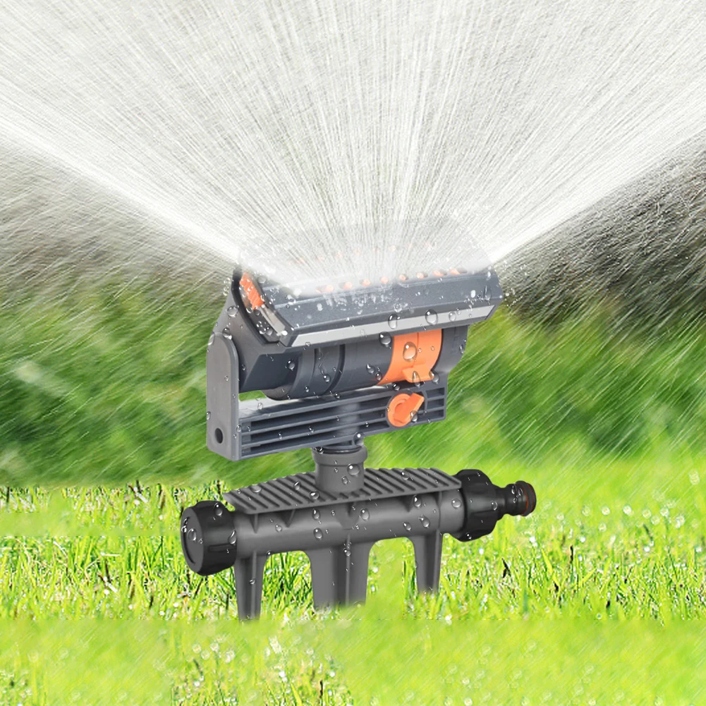 Oscillating Sprinkler Lawn Swing Sprinkler Adjustable Flow Garden Sprayer Watering Irrigation System for Plants Grasses Flowers