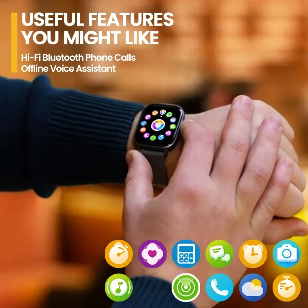 New Zeblaze GTS 3 Voice Calling Smart Watch Ultra-big 2.03'' HD Screen 24H Health Monitor 100+ Sport Modes 200+ Watch Faces - Image 6