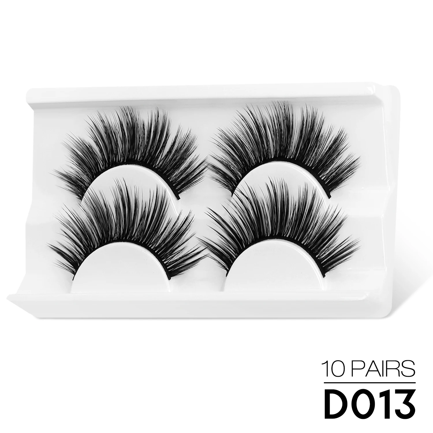 WOSHEER Half Eyelashes Natural Cat Eye Lashes Soft Wispy Faux Mink Lashes Eyelashes Extension Makeup - Image 7