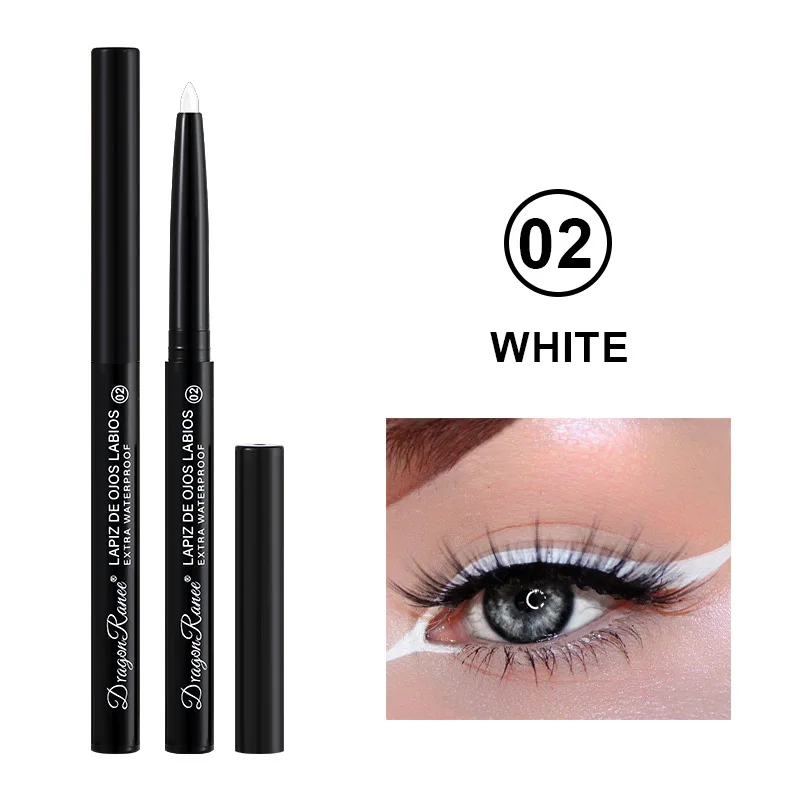 Matte/Pearlescent Eyeliner Gel Pencil Smooth Waterproof White Black Eye Liner Lying Silkworm Pen Cream Makeup for Eyes - Image 9