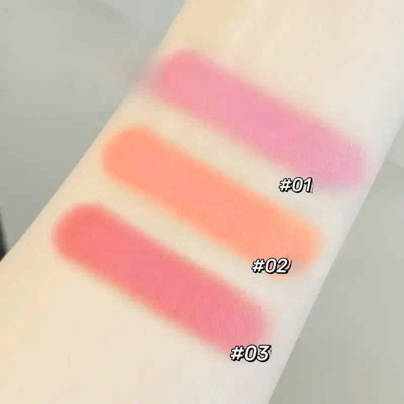 Anti sweat matte powder blusher - natural powder blusher, durable waterproof makeup, create a beautiful look - Image 3