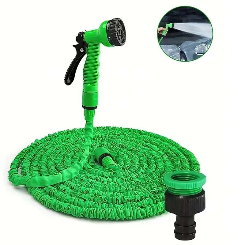 25FT-200FT Expandable Magic Hose Lightweight Design Durable Materials 7 Water Spraying Functions Gun Home Garden Watering Tools - Image 8