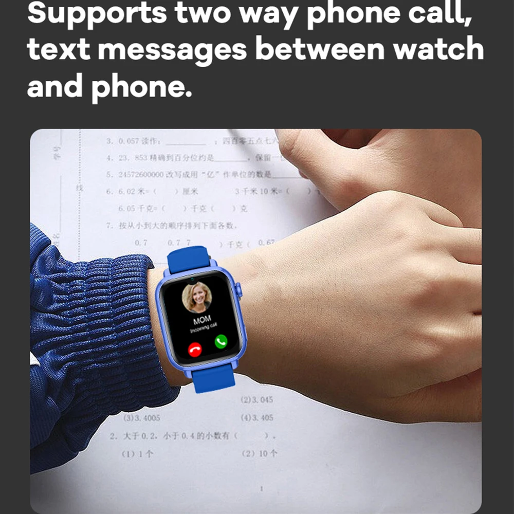 4G Smart Watch Kids GPS WiFi Postion Tracker 2-Way Video Call Voice Monitor SOS App Download Children Phone Watch Boy Girl Gifts - Image 2