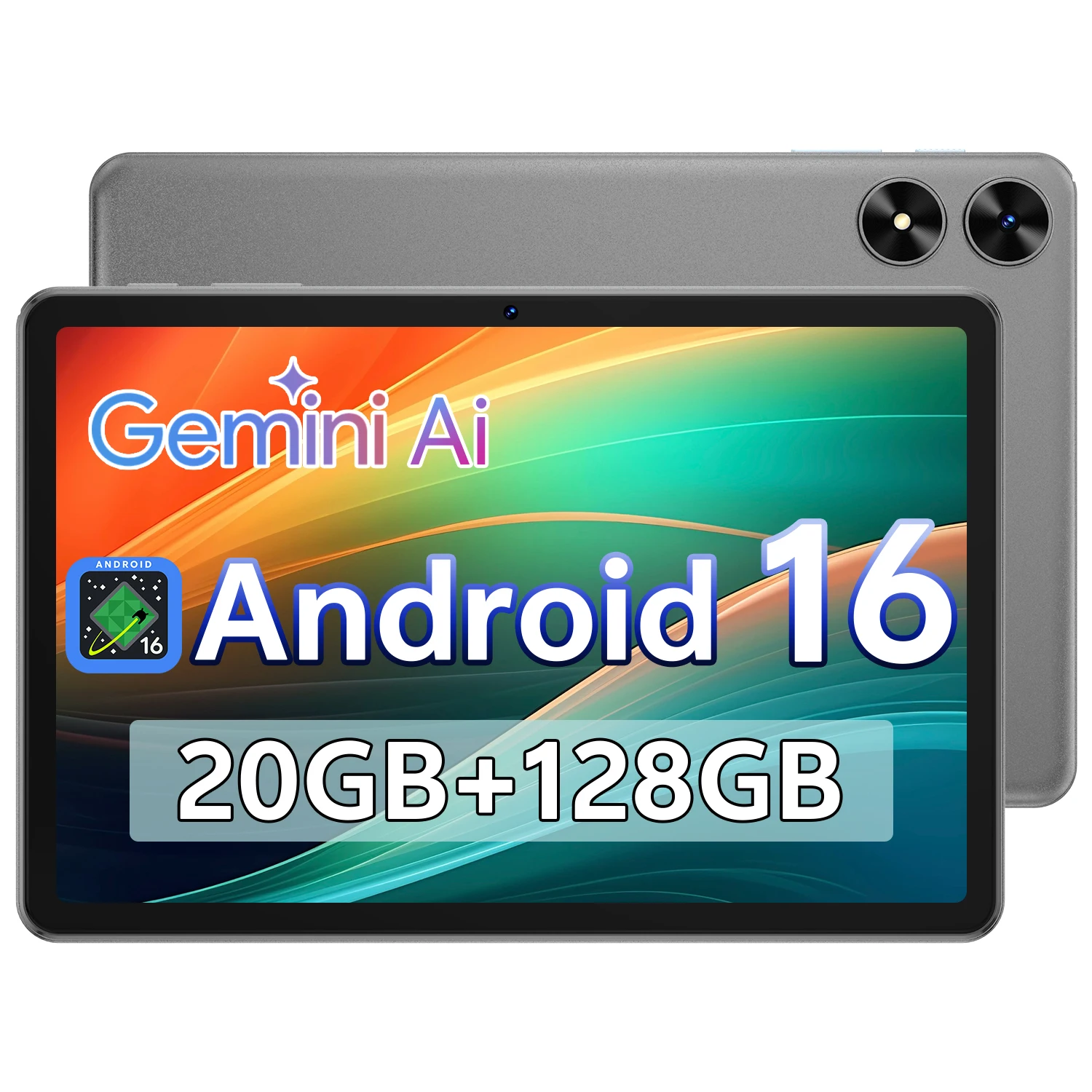 SVITOO Android 16 Tablet 2025 10.1 Inch Octa-Core CPU 20GB RAM 128GB ROM 6600mAh Battery WiFi 5 BT 5.0 GPS Widevine L1 With Case - Image 7