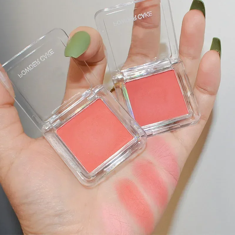 Face Blusher Matte Natural Cheek Tint Brighten Face Waterproof Face Contouring Cosmetics Blush Powder Soft Female Makeup 1pcs - Image 5