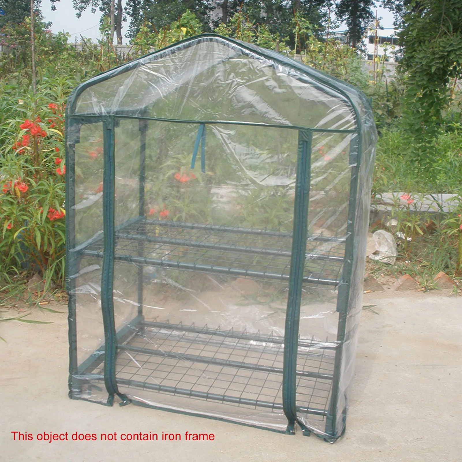Mini Portable Garden Green House Warm Greenhouse Flower Plants Gardening Outdoor Without Stand Portable Greenhouse - Image 2