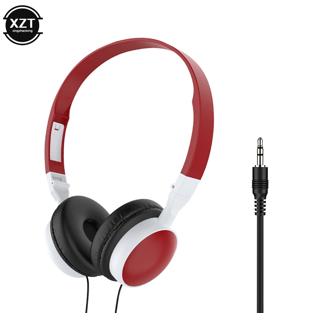Wired Foldable 3.5mm Headphones Head Mounted Headset Earphone Headphones Stereo Foldable Sport Earphone for Phone/Tablet - Image 10
