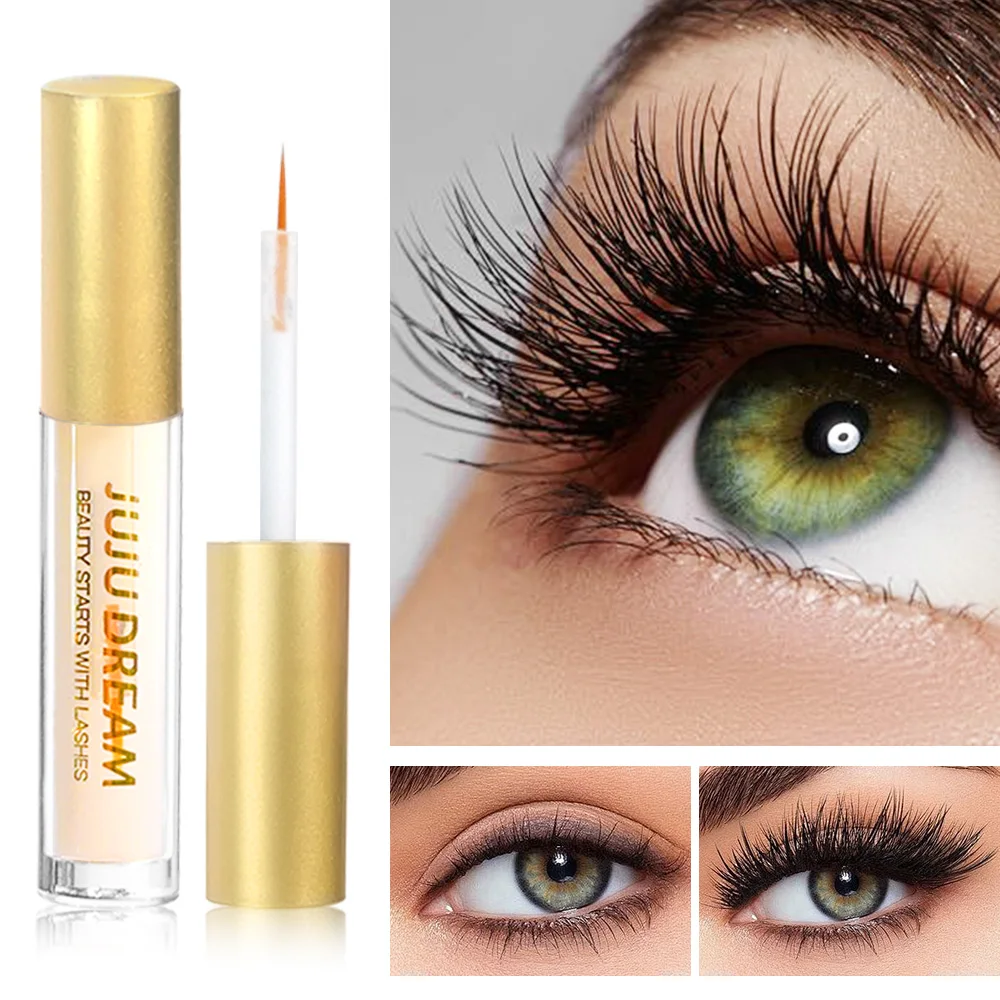 Natural Dense Eyelash Essence - Nourishing formula to plump and curl eyelashes, eye makeup gel mascara - Image 2