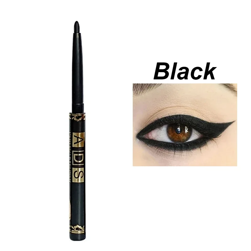 1/2/5/12pcs Waterproof & Sweat-Proof Black Eyeliner Pencil Eye Liner Gel Pen Long-Lasting Anti-smudging for Bold Eye Makeup - Image 14