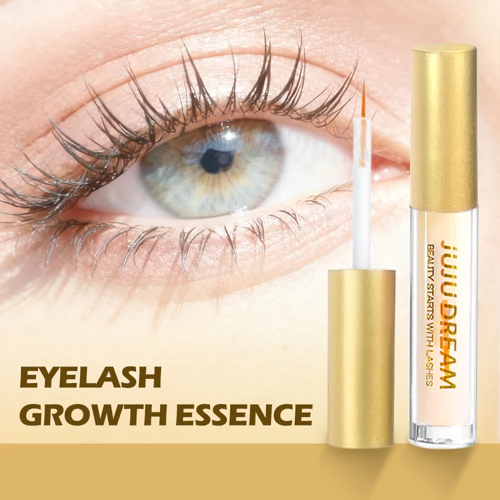 Natural Dense Eyelash Essence - Nourishing formula to plump and curl eyelashes, eye makeup gel mascara - Image 5