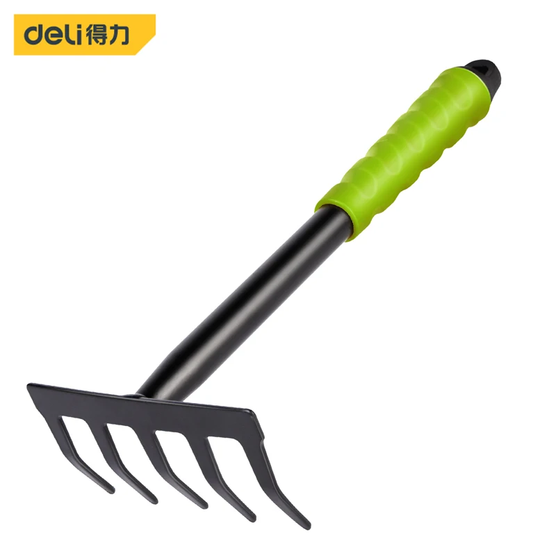 Deli Gardening Tool Sets Shovel Hoe Harrow 1/3/4 Pcs with PP Coated Handle,Garden Lawn Farmland Transplant Gardening Bonsai Tool - Image 10