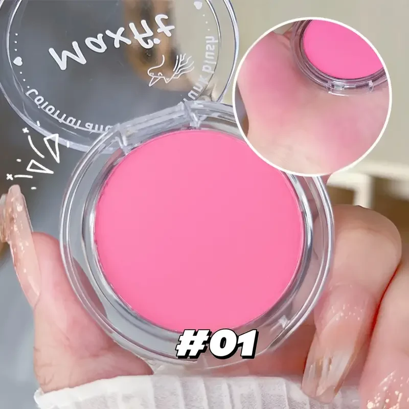Anti sweat matte powder blusher - natural powder blusher, durable waterproof makeup, create a beautiful look - Image 8