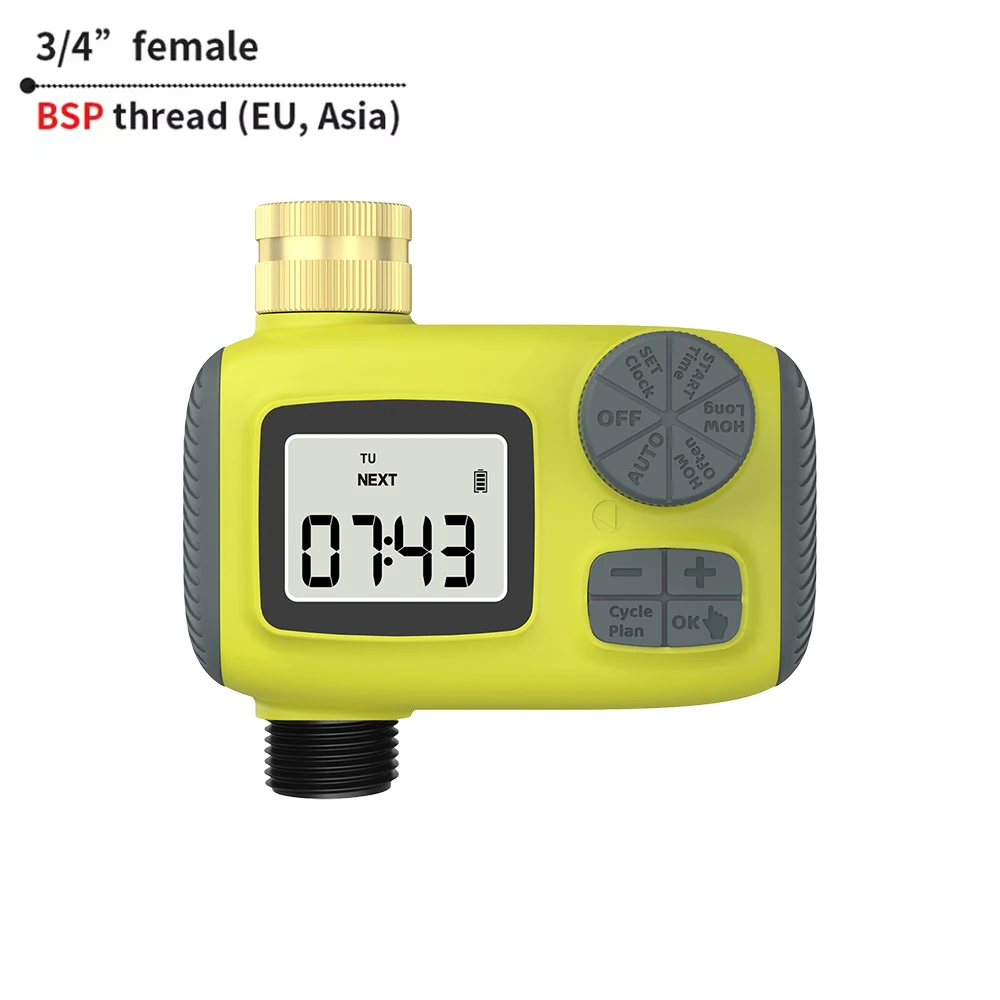 1/2/3/4-Outlet Smart Water Timer Auto Intelligent Irrigation Watering System Sprinkler Timer Garden Programmer LCD Display - Image 10