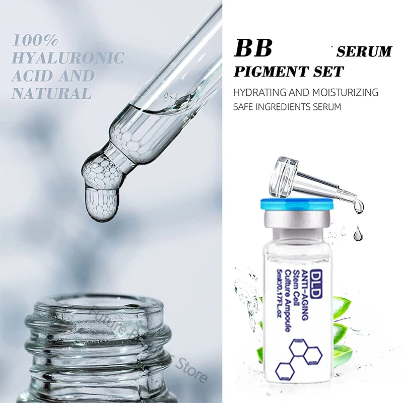 5ml Hyaluronic Acid Face Serum Vitamin C Moisturiz Hydration Skin Rejuvenation Pore Shrinkage SPA Beauty Skin Care - Image 4