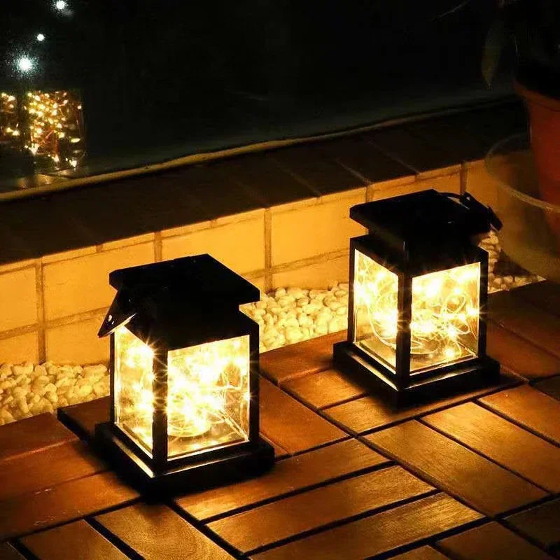 1~3Pack Solar Lights Outdoor Hanging Lanterns Waterproof LED String Lamp For Garden Table Party Decorative Patio Yard Lawn - Image 7