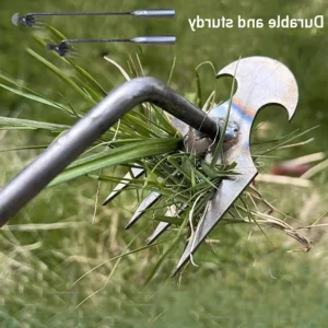 1pc Small Weed Puller With 4 Teeth, Gardening Hand Tools, Weed Remover Tool For Yard Ergonomic Weeder Tool(The Handle Can Be