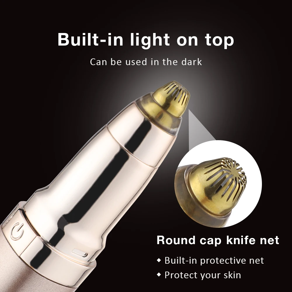 2 IN 1 Electric Eyebrow Shaver Eyelash Curling Two-gear Temperature Adjustment Heated Eyelash Curler Automatic Eyebrow Trimmer - Image 5