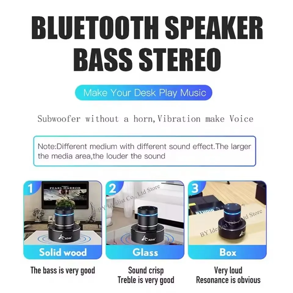 42w Wifi Vibro Bluetooth Speaker Wireless Adin Portable Music Subwoofer Speaker Bluetooth Anti-Neighbor Column Vibration Speaker - Image 4